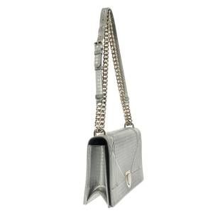 Dior Bag Silver ama Leather Shoulder